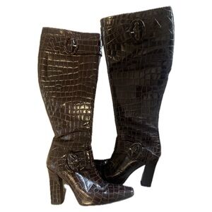 Cesare Paciotti Snake Skin Boots